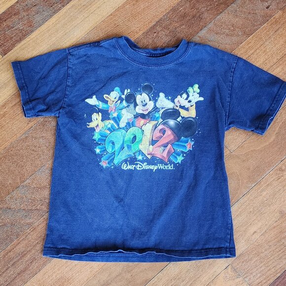 Disney World 2012 Toddler Navy T-Shirt Size XS - Picture 5 of 10